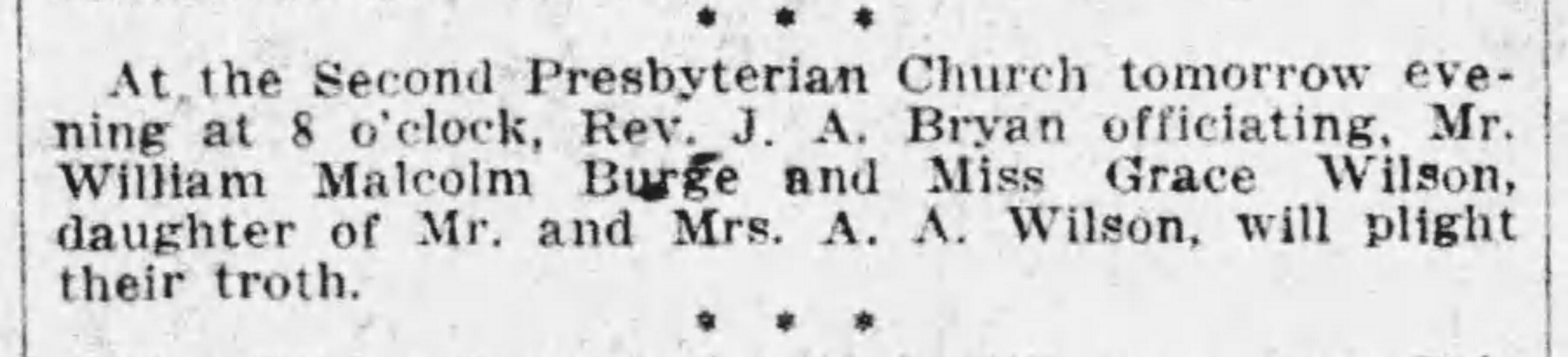 Wedding at Second Pres